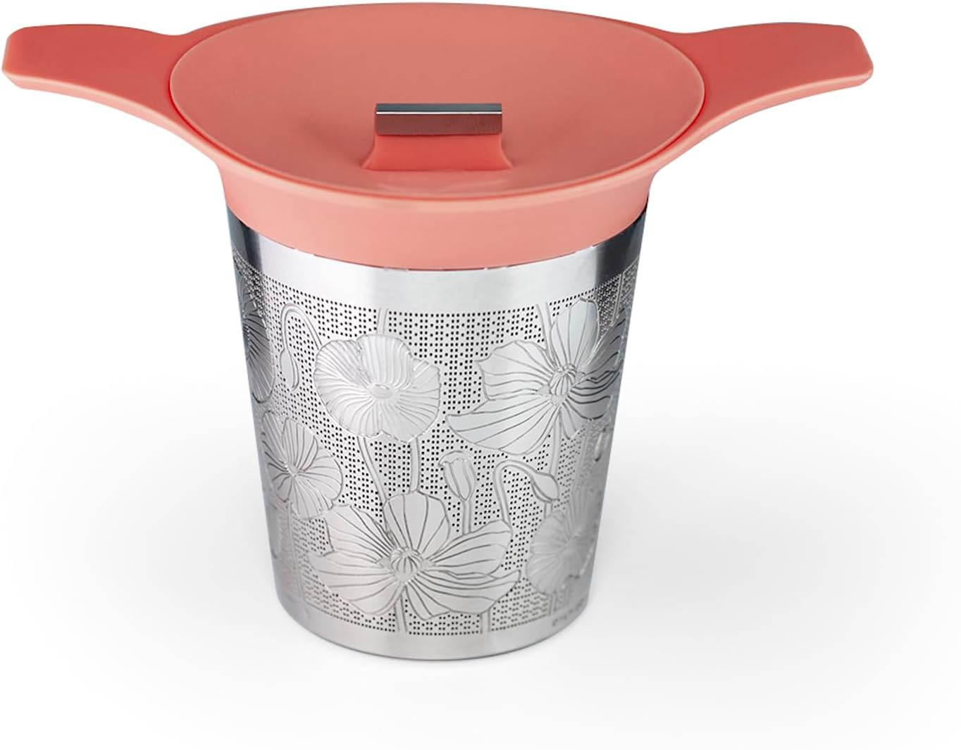 Luxury Tea Strainer Basket Gift Set - Gold Plated Infuser with Engraved Floral Motifs, Crystal Accent Chain for Loose Leaf Tea, Fine Mesh Filter & Ergonomic Handle - Image 10