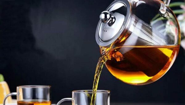 Alternative view of Small Teapot, Teapot with Infuser, Glass Tea Kettle Stovetop Safe, Blooming and Loose Leaf Tea Maker Set Gift for Women, 650ml/22oz