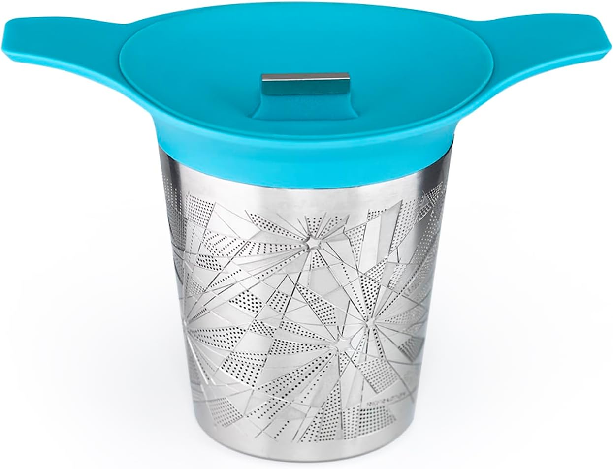 Luxury Tea Strainer Basket Gift Set - Gold Plated Infuser with Engraved Floral Motifs, Crystal Accent Chain for Loose Leaf Tea, Fine Mesh Filter & Ergonomic Handle - Image 13