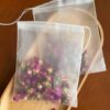 50 Pcs Tea Filter Bags Empty Mesh Tea Bags for Loose Leaf Tea Drawstring Seal Infuser Strainer Bags
