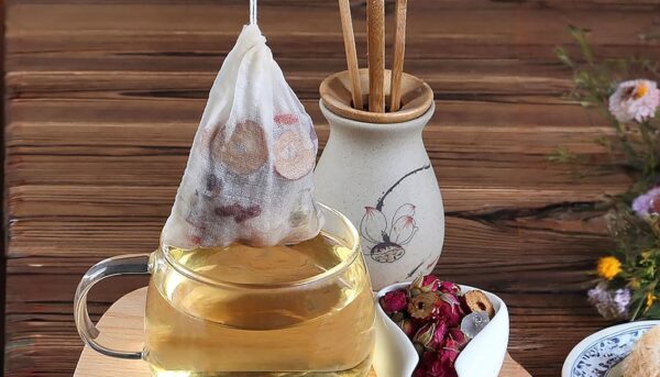 Alternative view of 30 PCS Reusable Cotton Tea Bags with Drawstring – Natural Loose Leaf Tea Filter Bags, Empty Herb & Seasoning Bags for Tea, Coffee, Spices, Soup, and DIY Scented Sachets
