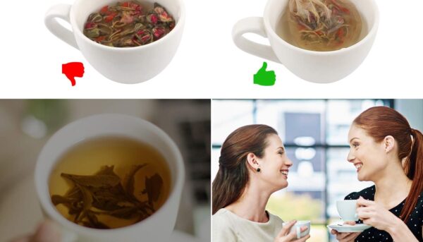 Alternative view of Tea Bags, 300PCS Disposable Empty Tea Bags Tea Infuser Drawstring Teabags Natural Material Tea Bags for Loose Leaf Herbs Teas