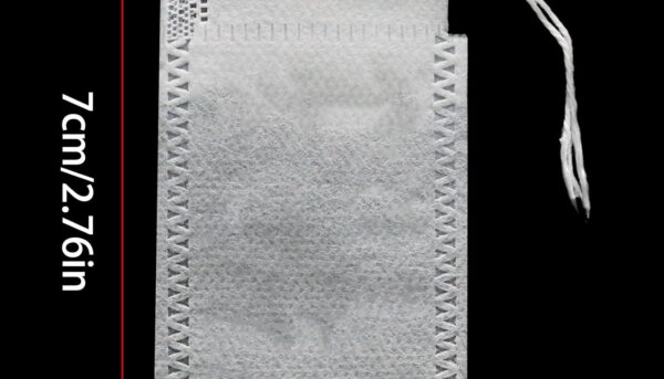 Alternative view of Yinluluna 100pcs Disposable Tea Filter Bags, Empty Fine Mesh Drawstring Loose Leaf Tea Bags for Coffee, Cooking, Soaking Medicinal Liquor, Herb Spices Storage（2" x 2.7"）