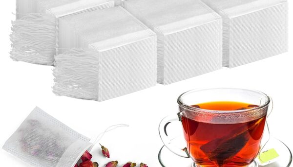 2000 Pcs Tea Filter Bags, Disposable Tea Filter Bags for Loose Leaf Teas, Drawstring Empty Teas Bag Coffee Sachets Bulk Filters Bag Infuser Strainers for Loose-LeafTea, Coffee, Spices (2 x2.76")