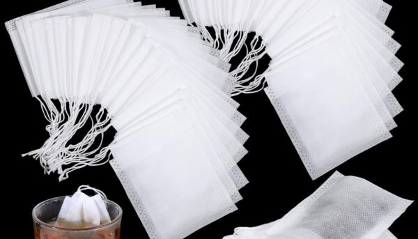 1500 Pcs Disposable Tea-Bags for Loose Leaf Tea Filter Bags Tea Sachets Bag Infuser Strainers Empty Coffee Sachets Filter Infuser Strainers for Cooking, Coffee, Spice(2.75 X 3.54 Inch)