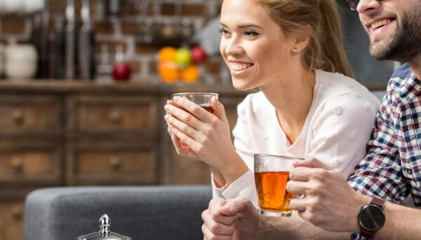 Alternative view of HIWARE 1000ml Glass Teapot with Removable Infuser, Stovetop Safe Tea Kettle, Blooming and Loose Leaf Tea Maker Set