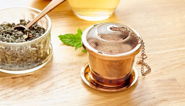 Alternative view of Tea Infuser (Set of 2) with Tea Scoop and Drip Dray - Ultra Fine Tea Strainer for Loose Leaf Tea - Stainless Steel Tea Steeper for a Superior Brewing Experience