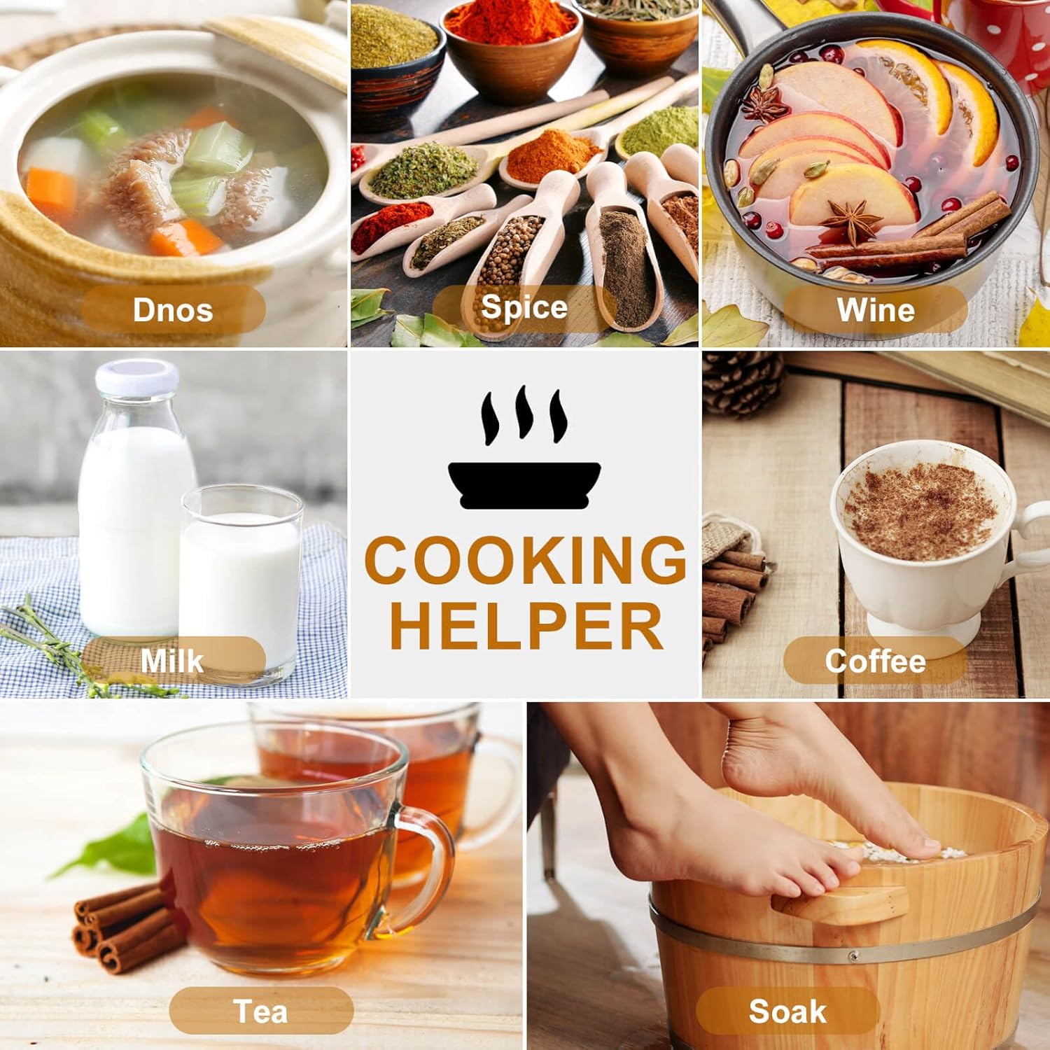 36PCS Drawstring Muslin Bags, 3x4In Reusable Empty Tea Bag for Loose Tea, Natural Cotton Unbleached Cheese Cloth Bag, Spice Bags for Filtering Cooking Soups/Herbs/Herbal Tea/Cold-Brewed Coffee - Image 7