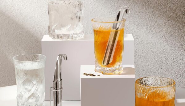 Alternative view of 2 Sets Upgraded Tea Infuser for Loose Leaf Tea with Base - Durable Loose Leaf Tea Steeper, Portable Stainless Steel Tea Strainer for Home, Office & Travel