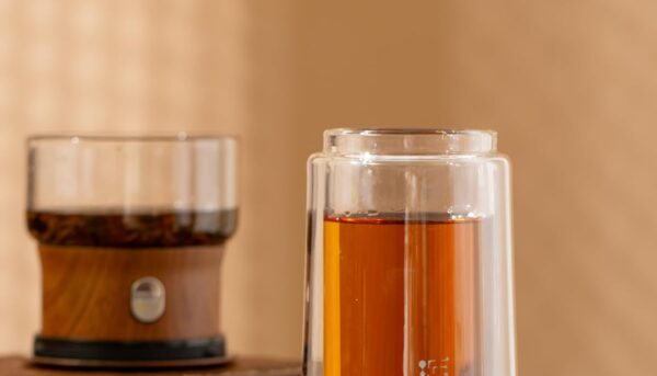 Alternative view of ZENS Modern Glass Infuser Teapot, One Touch Tea Maker for Loose Leaf Tea with Insulated Mug and Portable Case. Enchanted Pot Alternatives for Tea Lover Gifts