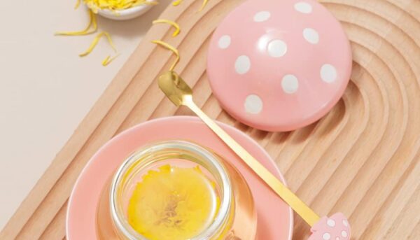 Alternative view of Mushroom Tea Cup Set, Cute Glass Tea Cups and Saucers, Kawaii Tea Cup with Infuser for Loose Leaf Tea Steeper, Coffee Mug Christmas Gifts for Women, Tea Infuser Mug with Lid for Mother Girls (Pink)