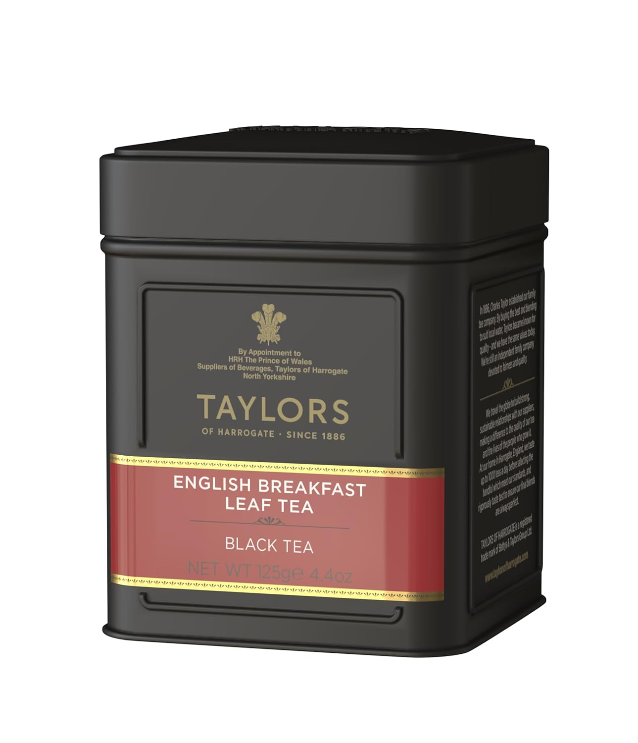 Taylors of Harrogate English Breakfast, Black Loose Leaf, 4.41 Ounce Tin Caddy (Pack of 1), Rich, Bright & Malty, Caffeinated, Premium Whole Leaf Tea - Image 2