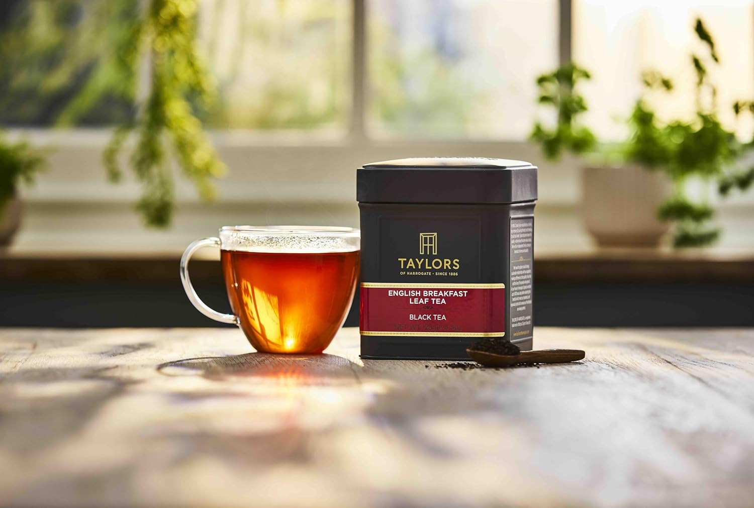 Taylors of Harrogate English Breakfast, Black Loose Leaf, 4.41 Ounce Tin Caddy (Pack of 1), Rich, Bright & Malty, Caffeinated, Premium Whole Leaf Tea - Image 3