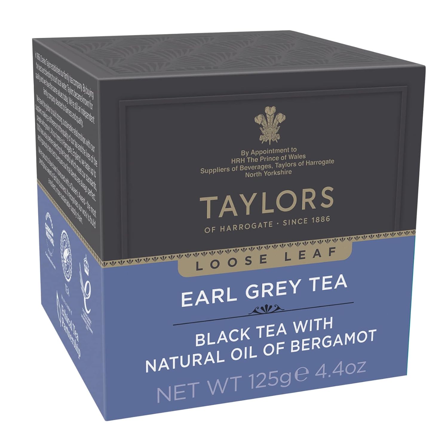 Taylors of Harrogate English Breakfast, Black Loose Leaf, 4.41 Ounce Tin Caddy (Pack of 1), Rich, Bright & Malty, Caffeinated, Premium Whole Leaf Tea - Image 5