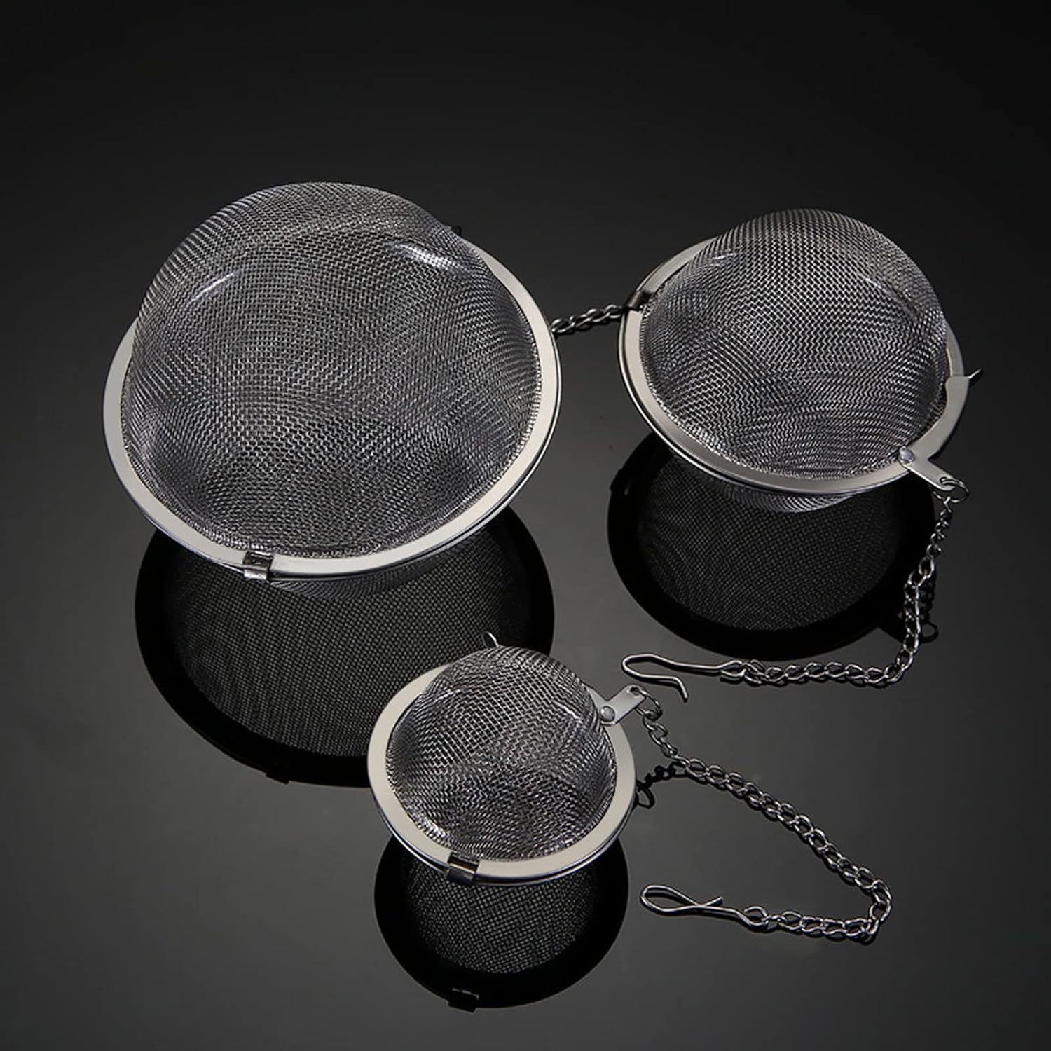 3PCS Premium Tea Infusers, Loose Leaf Tea, Upgraded Tea Strainers and Tea Balls for Flavoring Herbal Spices and Seasonings - Image 7