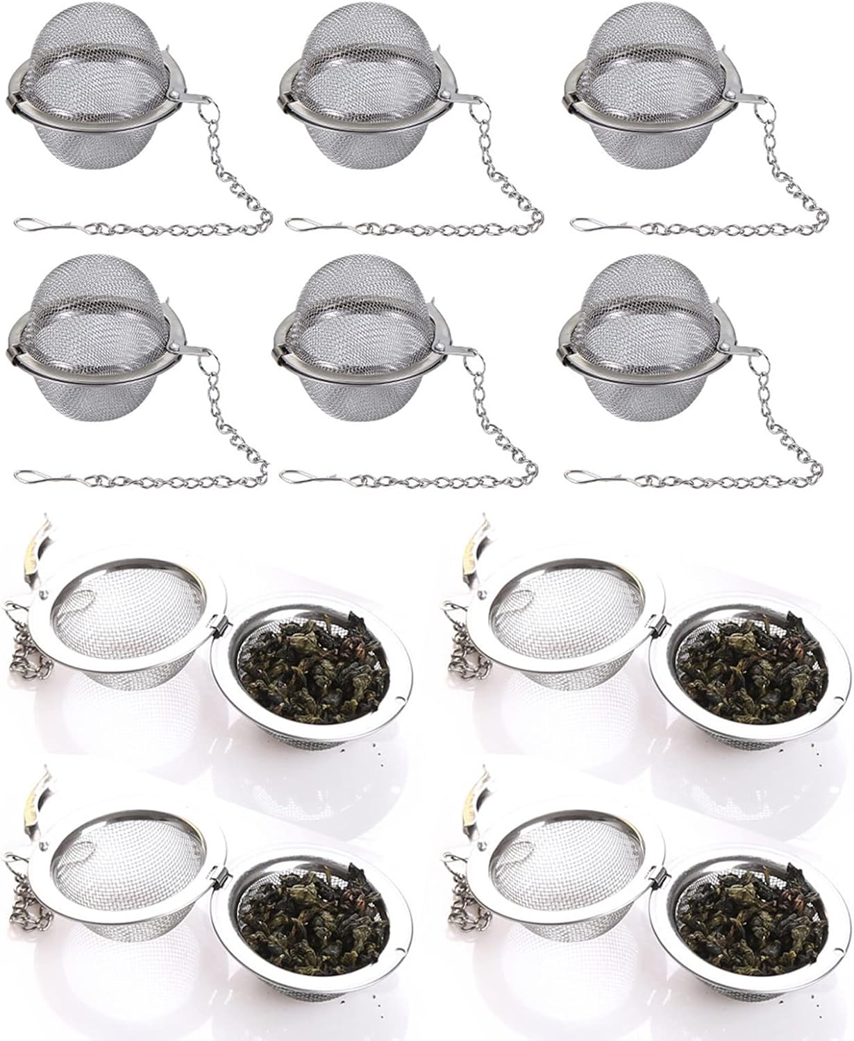 3PCS Premium Tea Infusers, Loose Leaf Tea, Upgraded Tea Strainers and Tea Balls for Flavoring Herbal Spices and Seasonings - Image 8