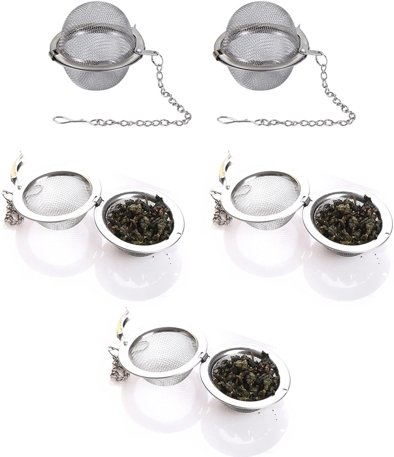 3PCS Premium Tea Infusers, Loose Leaf Tea, Upgraded Tea Strainers and Tea Balls for Flavoring Herbal Spices and Seasonings - Image 9